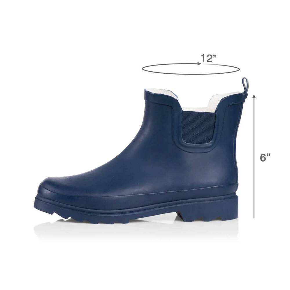 NEW EASTERN OFF PRICE women's ankle rain boots in matte navy